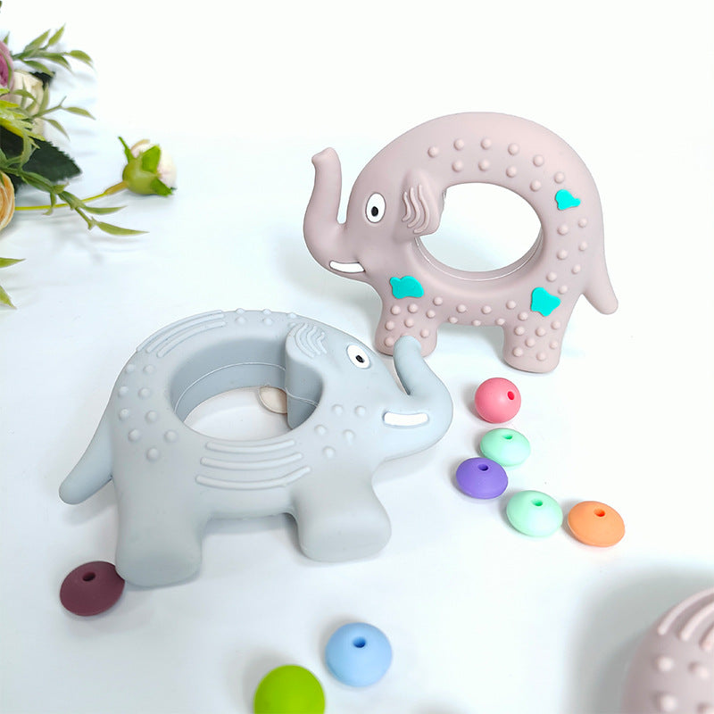 Silicone Elephant-Shaped Teether