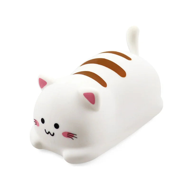 Cat Shaped Silicone Night Light for Kids