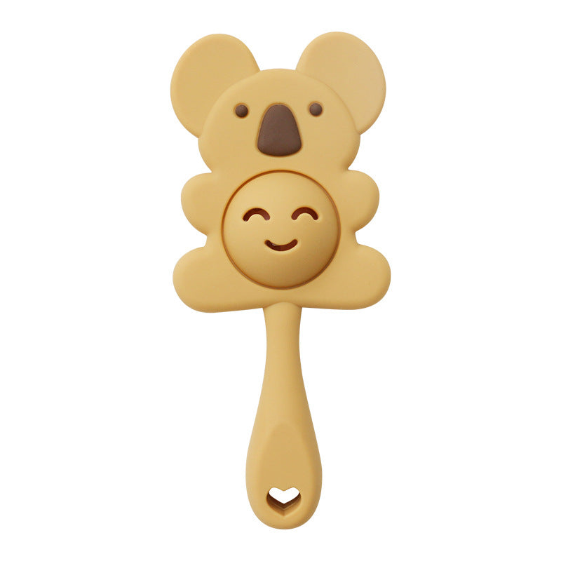 Yellow Koala Rattle Toy