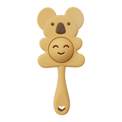 Yellow Koala Rattle Toy