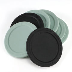 Grey 2pcs Silicone Coaster