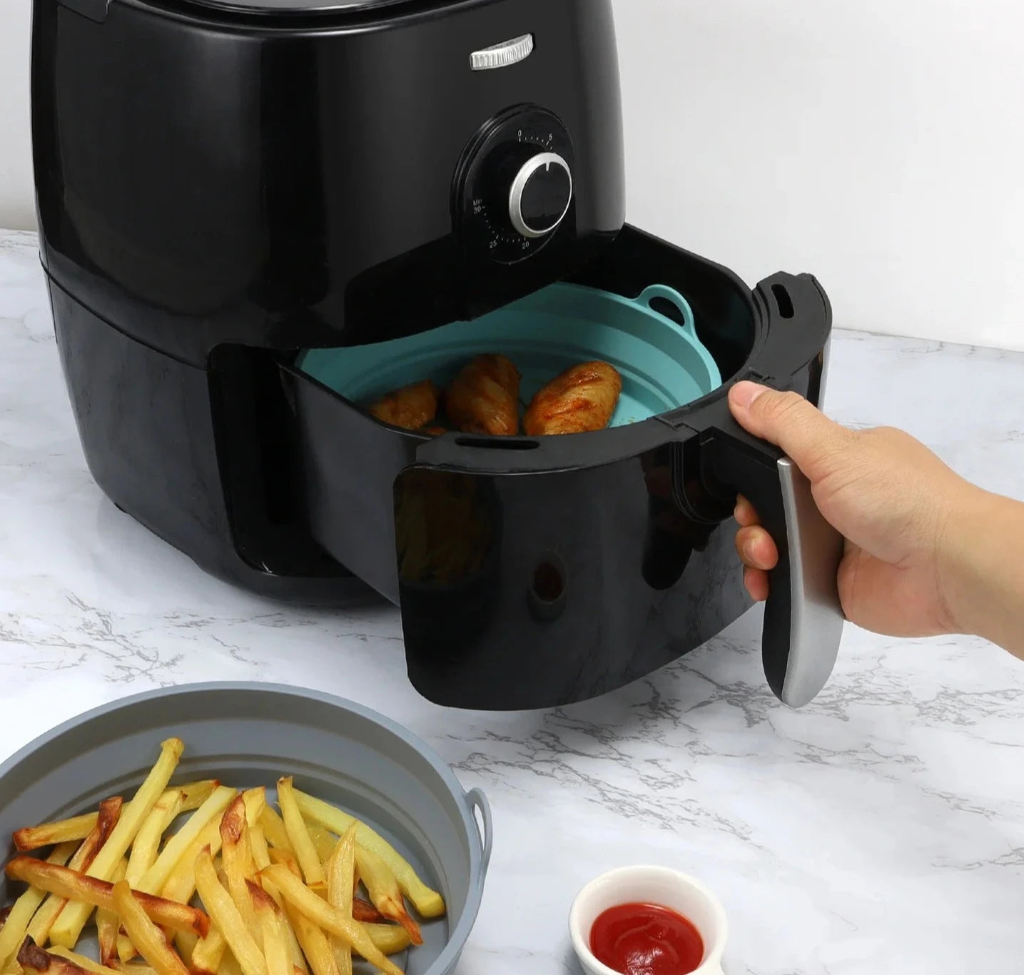 Reusable Silicone Air Fryer Liners