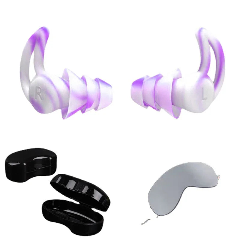 Silicone Earplugs for Sleeping with Sleep Mask