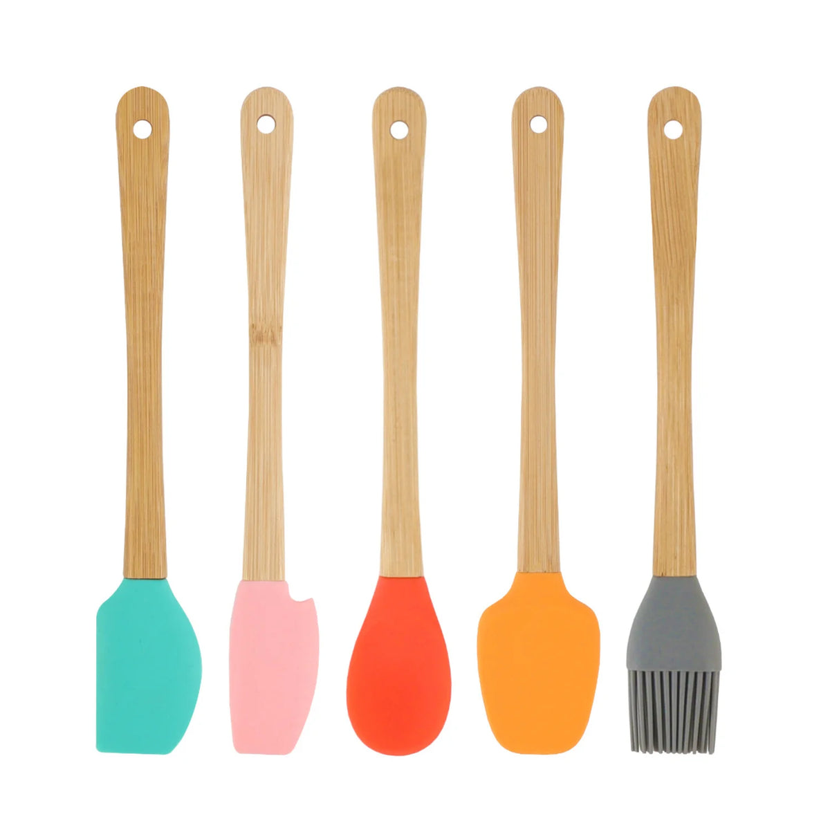 Color set 1 5 Pack Mini Silicone Spatula Set