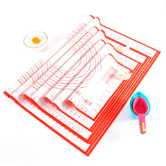 Set of 7 Silicone Mats | Pastry Baking Mat