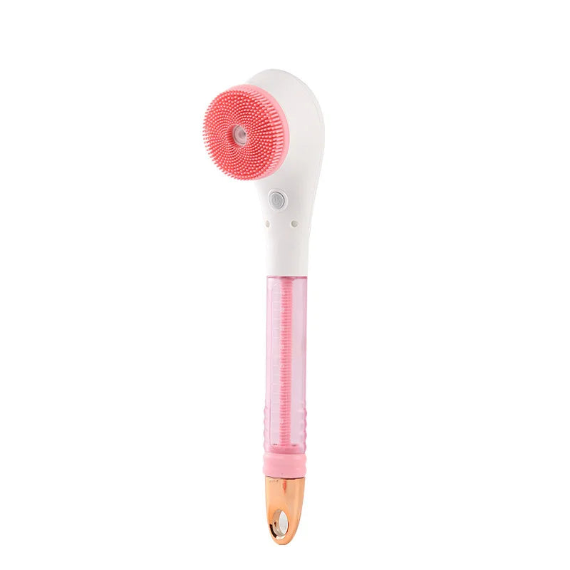 Pink Multi-functional Silicone Bath Brush