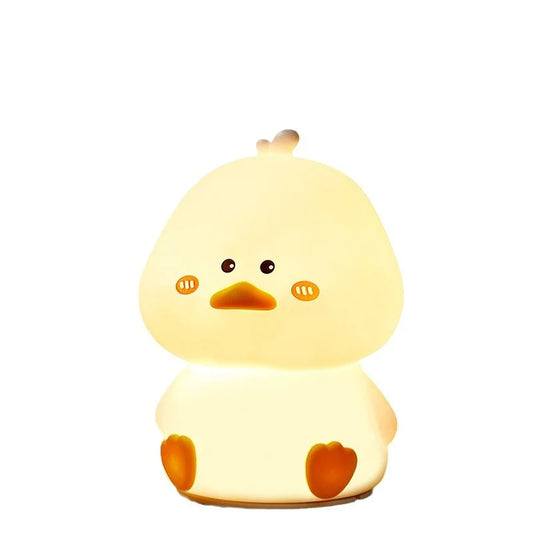 Cute Duck Silicone Lamp for Kids