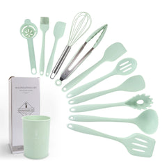 11-Piece Silicone Cooking Utensils Set for Kitchen