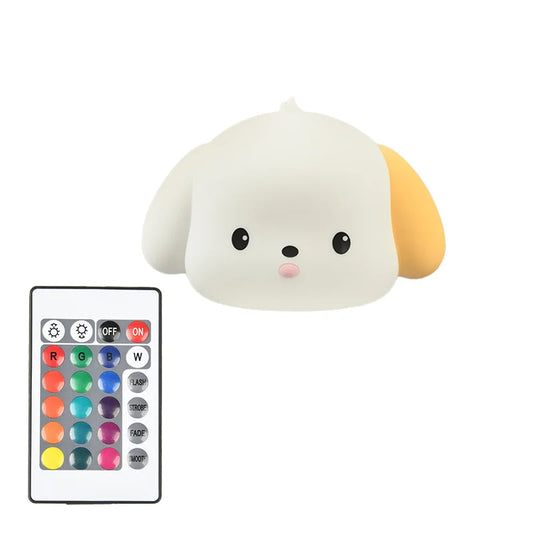 Soft Silicone Night Light - Cute Puppy