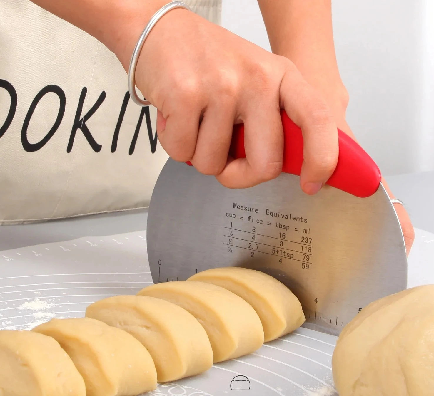 Stainless Steel Dough Scraper