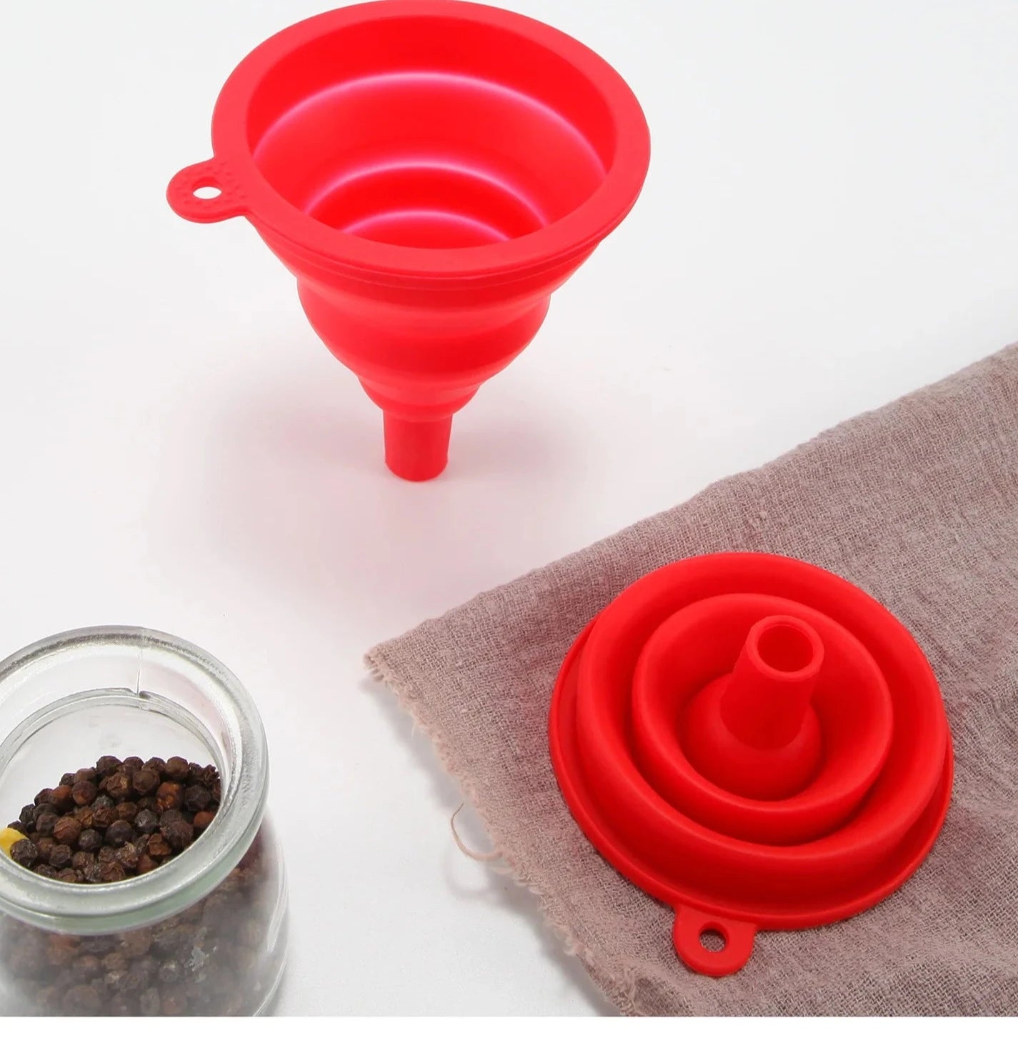 Silicone Collapsible Kitchen Funnel