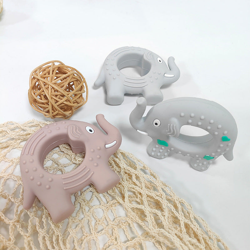 Silicone Elephant-Shaped Teether