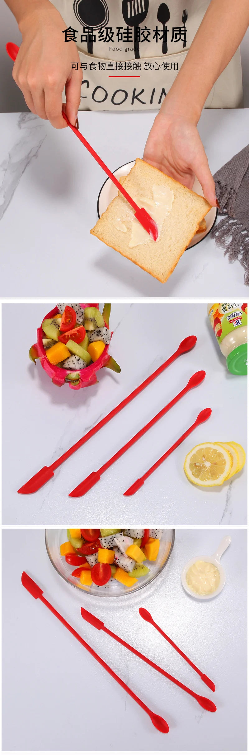 10pcs Non-Stick Silicone Kitchen Baking Utensil