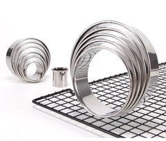 Set of 12 Stainless Steel Cookie Cutters