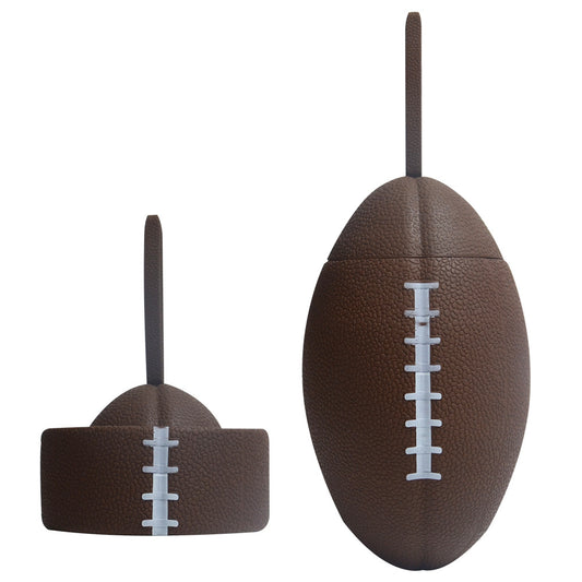 brown Rugby Silicone Water Cup