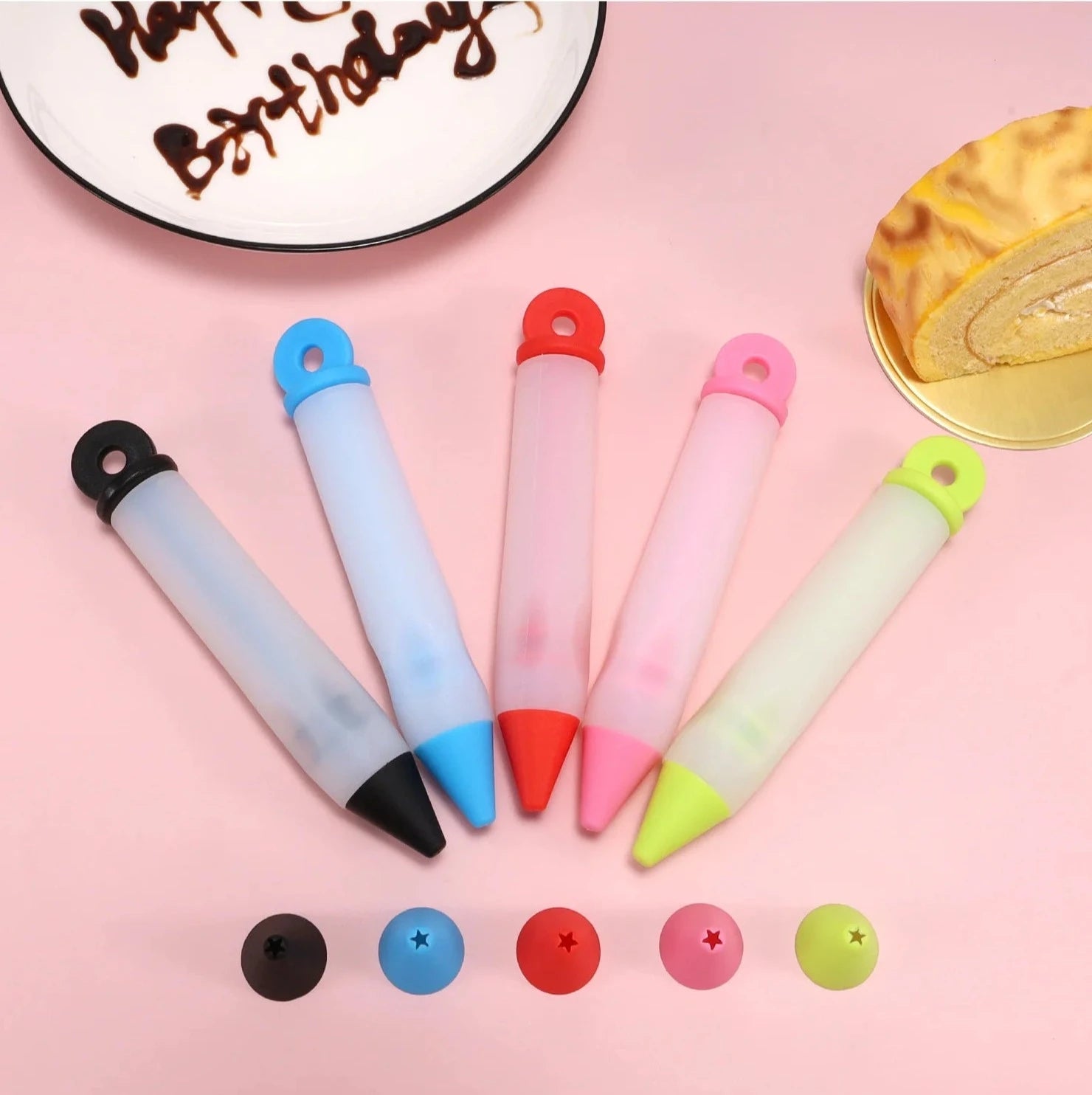 Silicone Chocolate Cake Decoration Pens