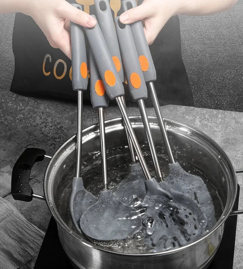 Silicone Non-stick Spatula Set