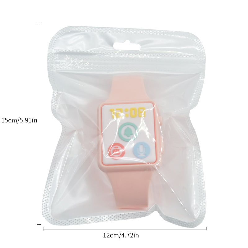 Silicone Watch-Shaped Teether Set