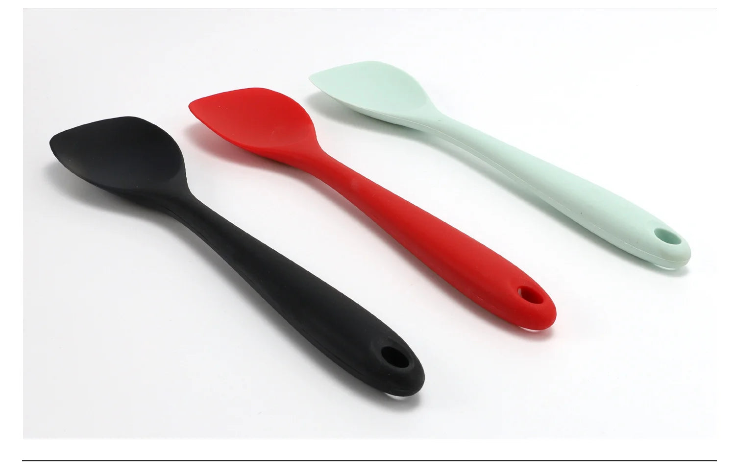 Set of 3 Silicone Spatulas Spoon