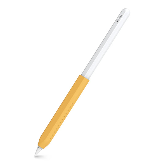 Retro Yellow Silicone Grip Holder for Apple Pencil 2nd and 1st Gen