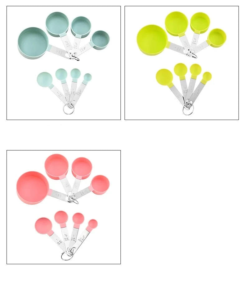 8-piece Silicone Measuring Spoon Set