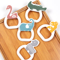 Multi-Animal Silicone Teether