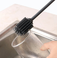 2x Silicone Bottle Cleaning Brush Set