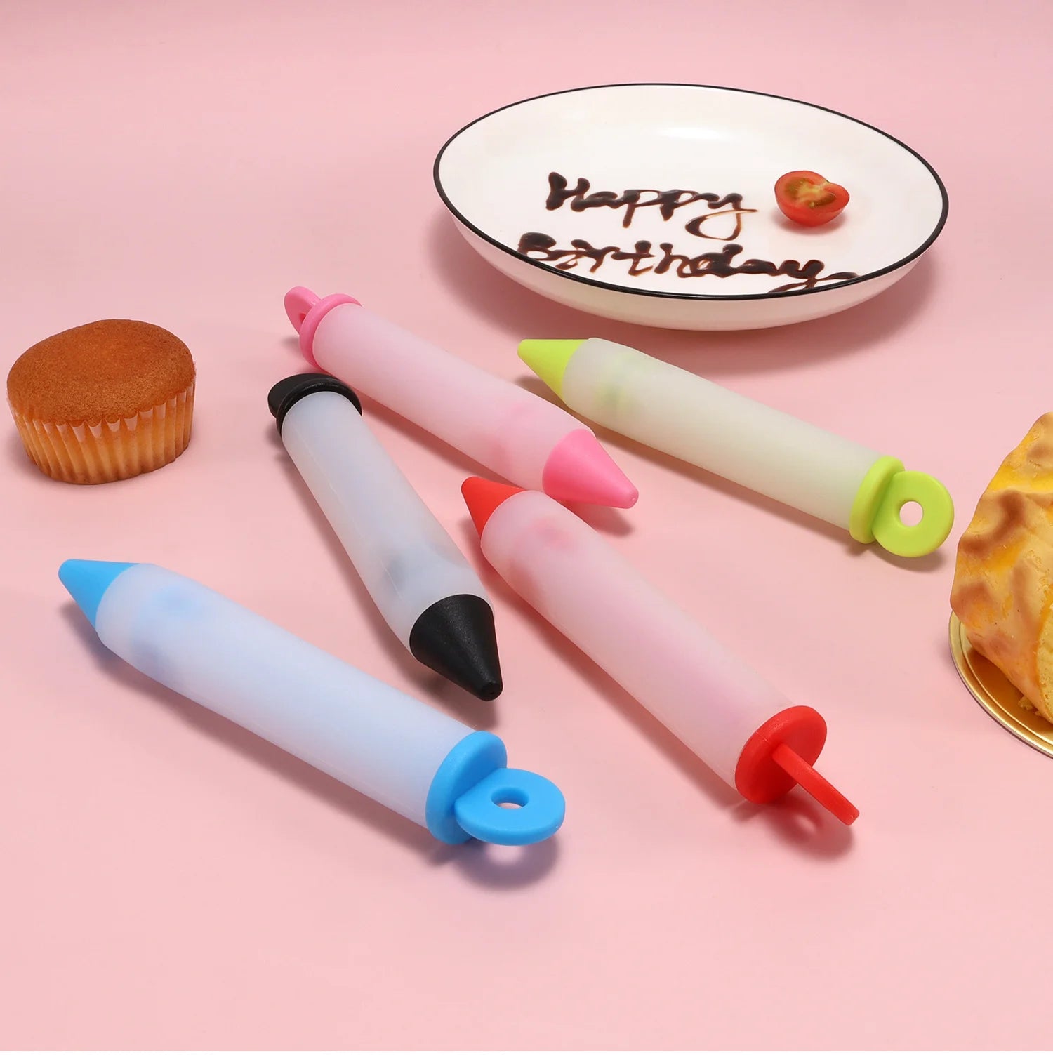 Silicone Chocolate Cake Decoration Pens