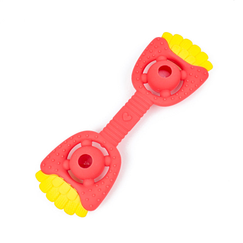 French Fry Teething Rattle Set
