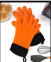 Silicone Kitchen Oven Gloves Set