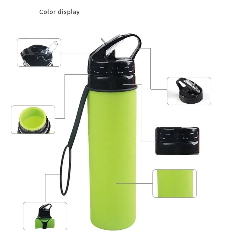 Silicone Travel Water Bottle