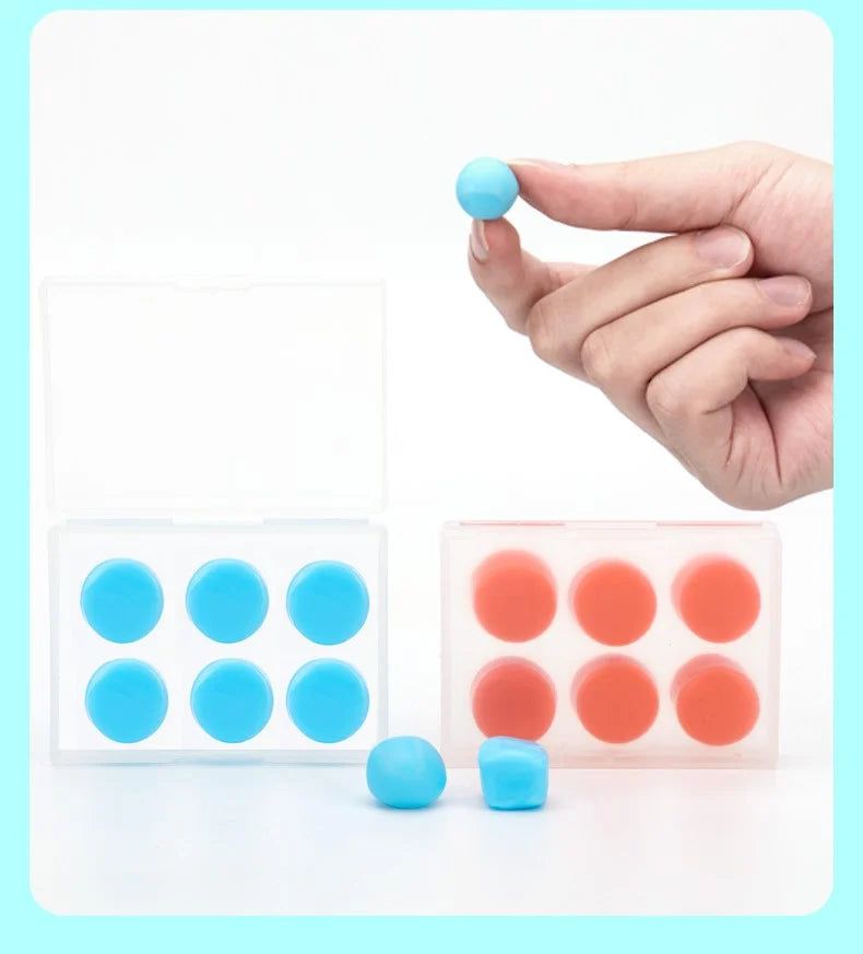 Waterproof Silicone Ear Plugs for Adults and Kids