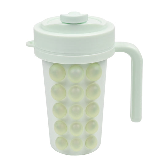 Green handle version Silicone Ice Tray Water Bottle