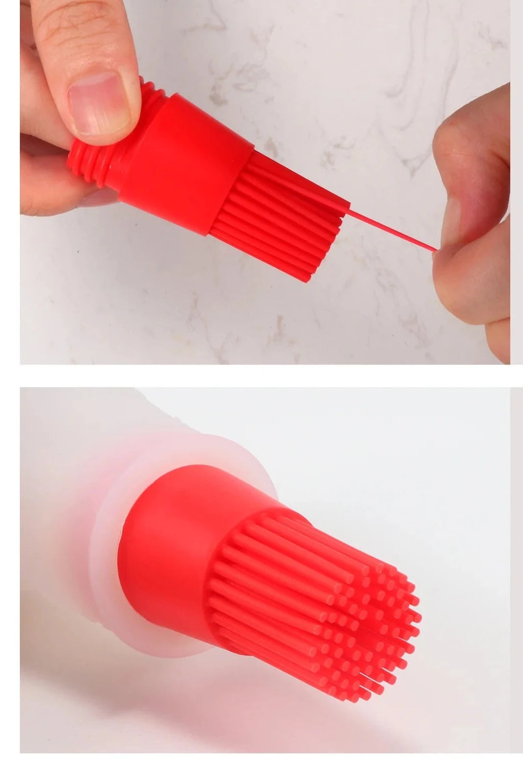 Silicone Oil Basting Bottle Brush