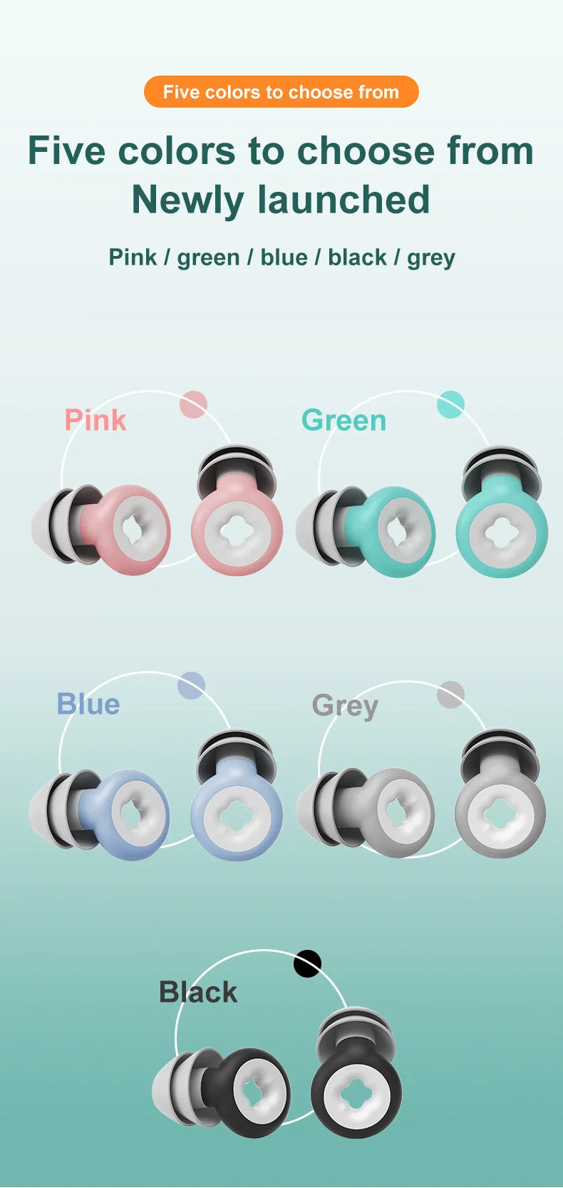 Silicone Sleep Ear Plug With Ear Cap