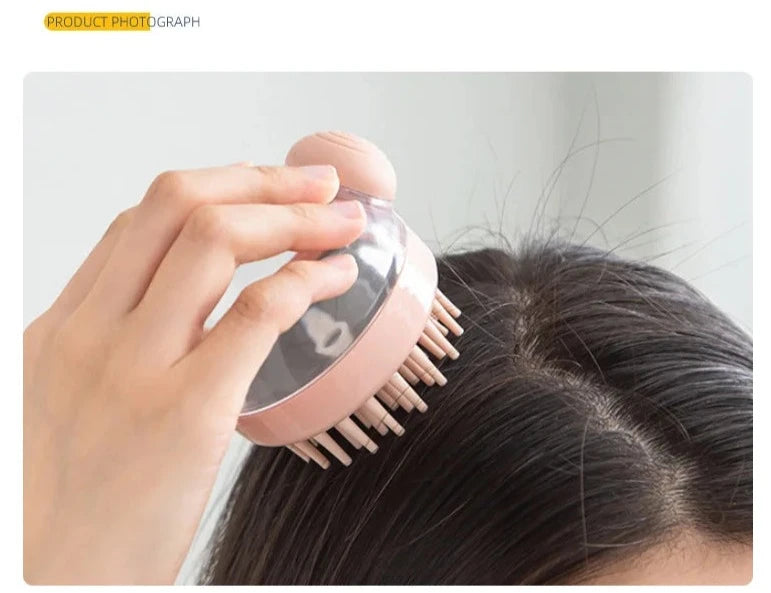 Hair Massager Silicone Shampoo Brush