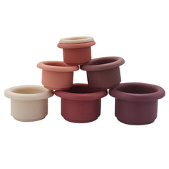 3-Color Silicone Stacking Toy