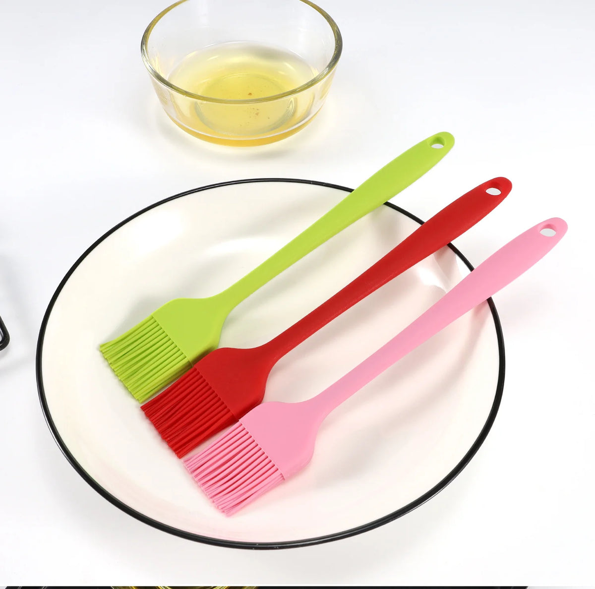 Pack of 6 Silicone Basting Pastry Brush