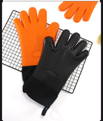 Silicone Kitchen Oven Gloves Set