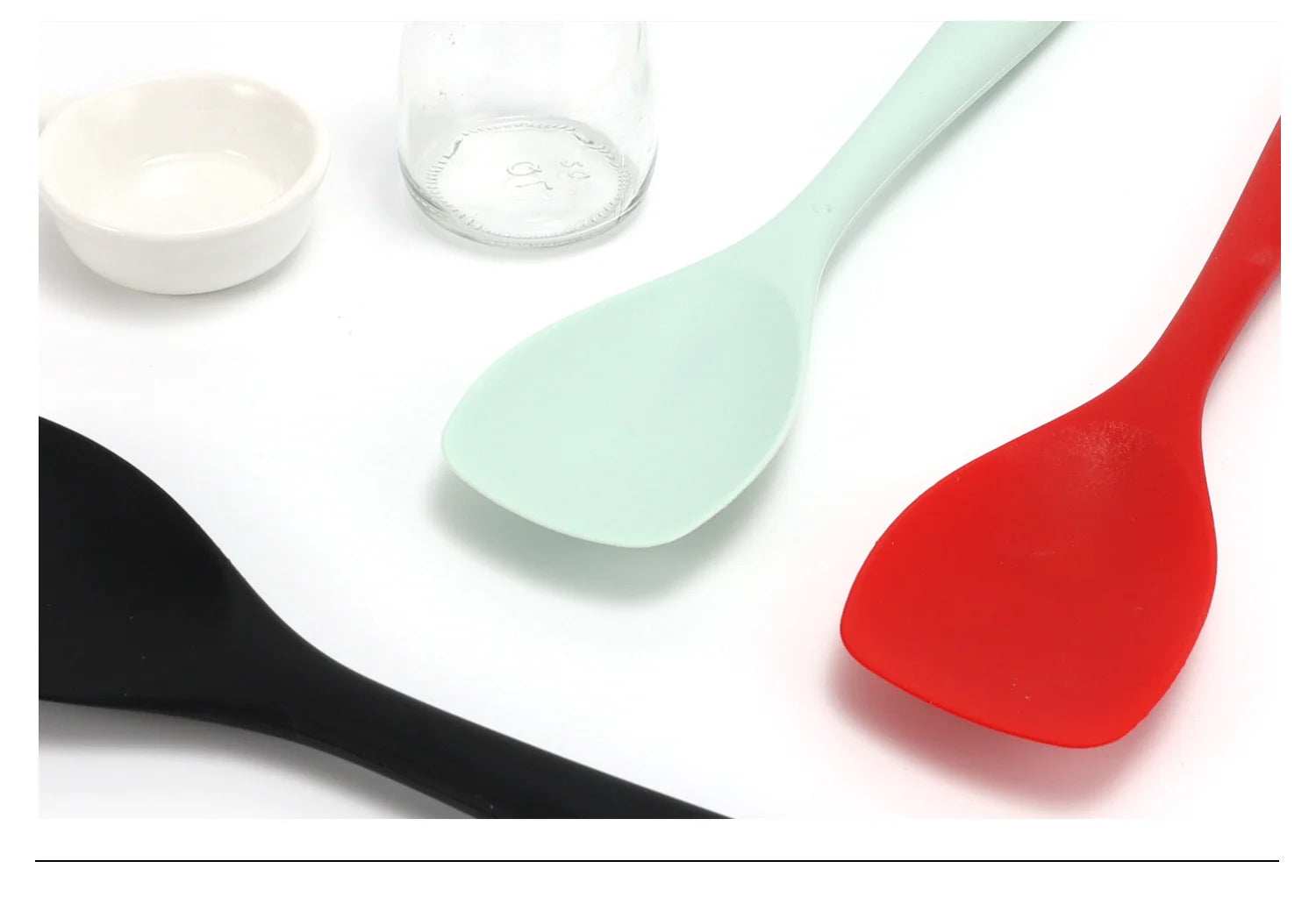 Set of 3 Silicone Spatulas Spoon