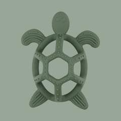 Turtle Green Bite-Safe Hollow Teething Ball