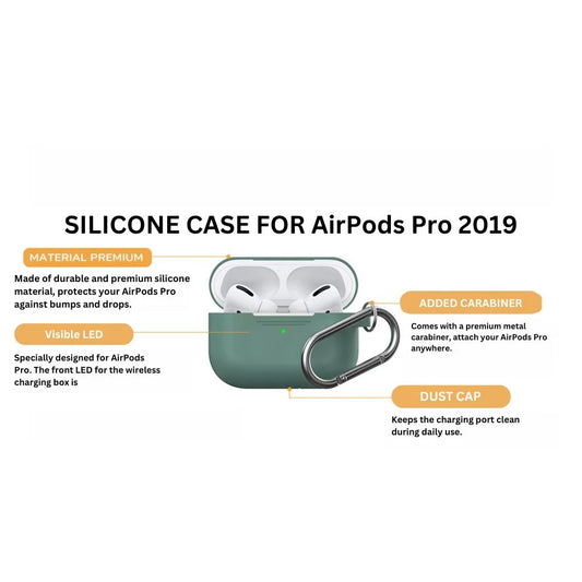 Full Cover AirPods Keychain Case for AirPods Pro