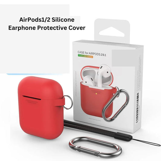 Silicone AirPods Case for AirPods 1 & 2