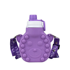 Purple Children's Silicone Hot Water Bottle