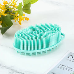 Sea green Silicone Shower Body Scrubber