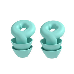 Green Soft Silicone Sound Blocking Ear Plugs