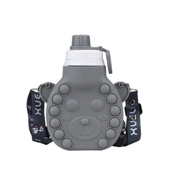 Grey Children's Silicone Hot Water Bottle