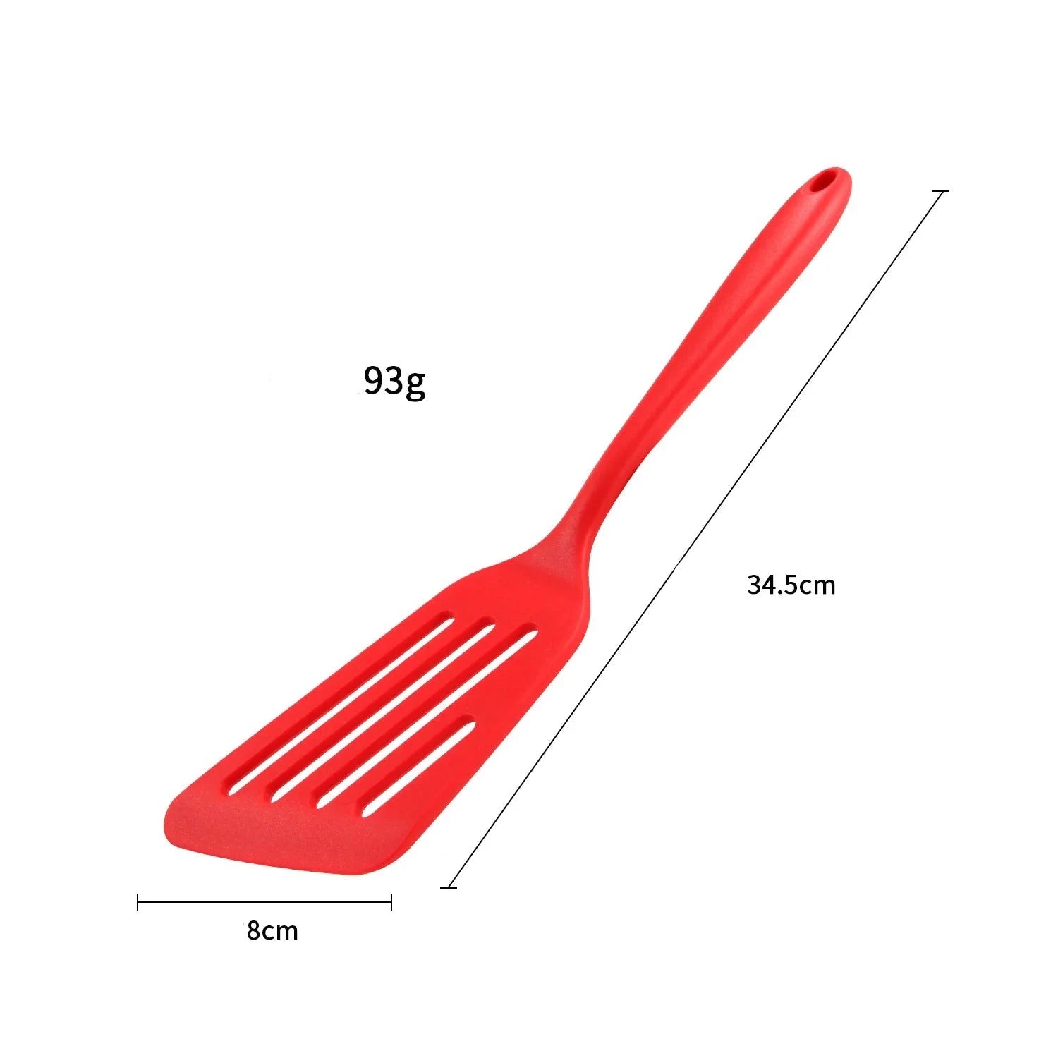 Red Silicone Cooking Spatula