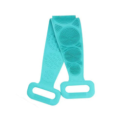 Light purple and sea green 2 Packs Silicone Long Body Scrubber