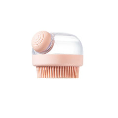 Pink Hair Massager Silicone Shampoo Brush